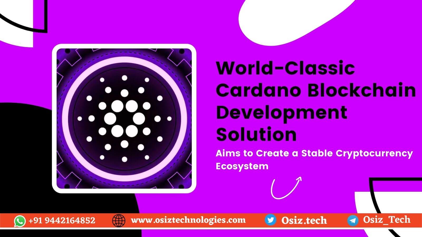 Get Your World-Classic Cardano Application With Our Cardano Blockchain Development company